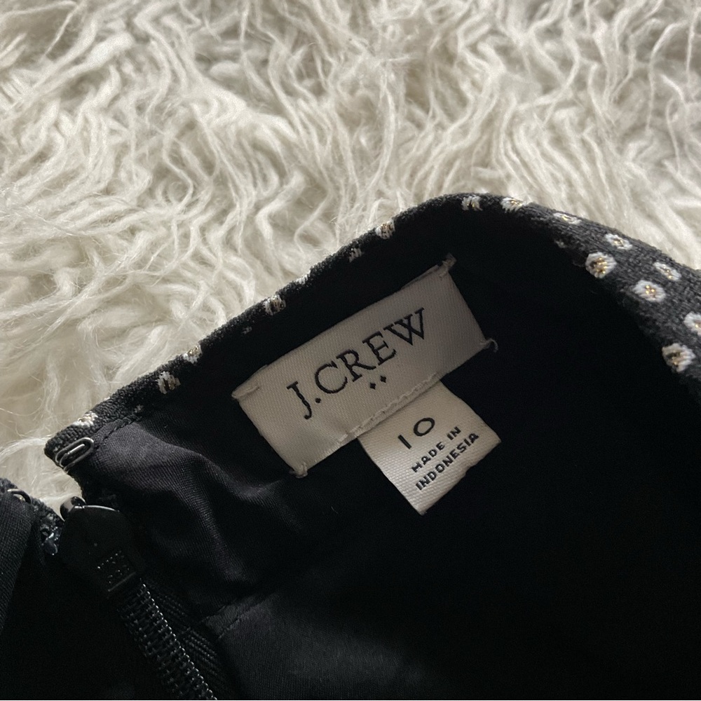 J. Crew Black and White Polka Dot Dress - Picture 3 of 5